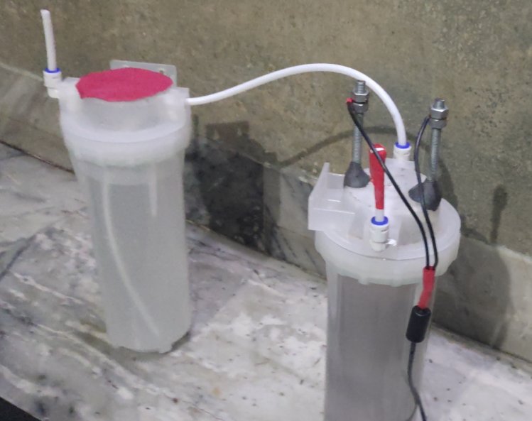 Gas Collection Setup